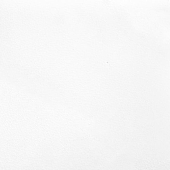 Têtes de lit 2 pcs Blanc 90x5x78/88 cm Similicuir - Photo n°7