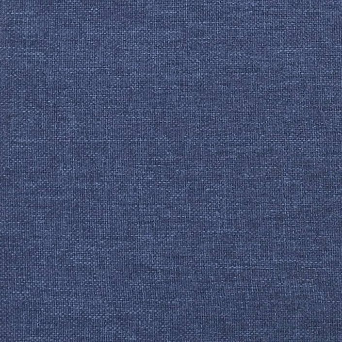 Têtes de lit 2 pcs Bleu 72x5x78/88 cm Tissu - Photo n°7