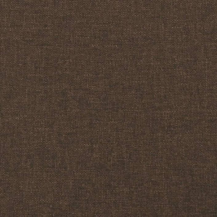 Têtes de lit 2 pcs Marron foncé 72x5x78/88 cm Tissu - Photo n°7