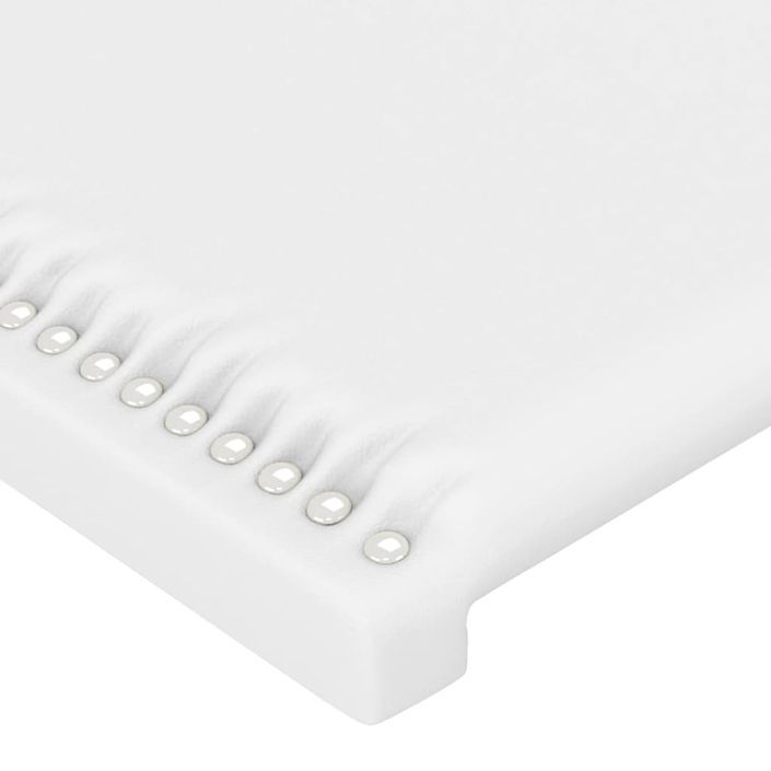 Têtes de lit 4 pcs Blanc 72x5x78/88 cm Similicuir - Photo n°4