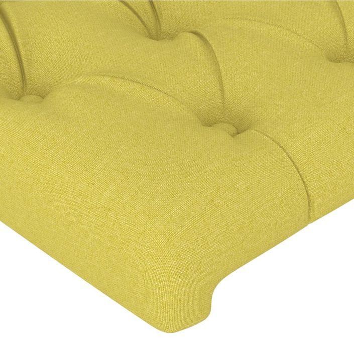 Têtes de lit 4 pcs Vert 72x7x78/88 cm Tissu - Photo n°4