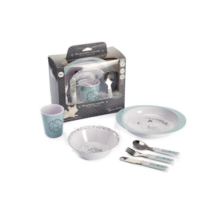 THERMOBABY Coffret vaisselle mélamine - Foret - Photo n°1