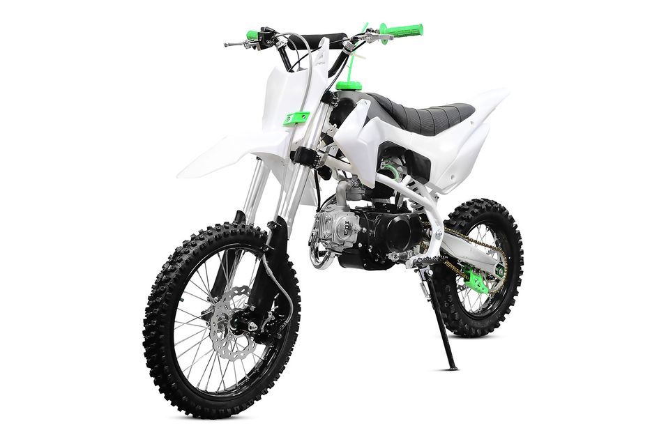 Thunder 125cc V2 17/14 pouces manuel 4 vitesses bleu Dirt bike - Photo n°8