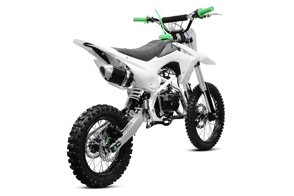 Thunder 125cc V2 17/14 pouces manuel 4 vitesses bleu Dirt bike - Photo n°9