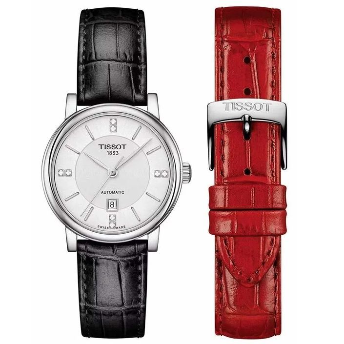 Tissot Carson Automatic W-diamonds - Special Pack + Extra Strap T1222071603601 - Photo n°1