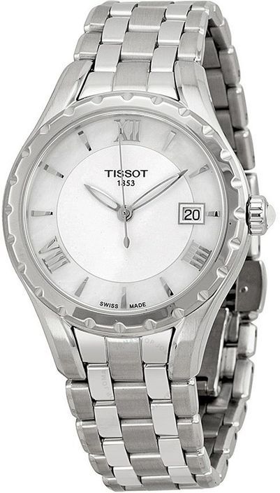 Tissot T-lady - Quartz - Silver Dial - Bracelet - Roman Index - Data - Swiss Made T0722101111800 - Photo n°1