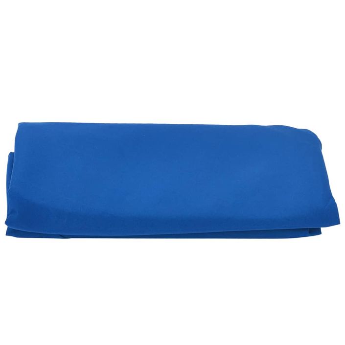 Tissu de remplacement pour parasol déporté Bleu azuré 350 cm - Photo n°4