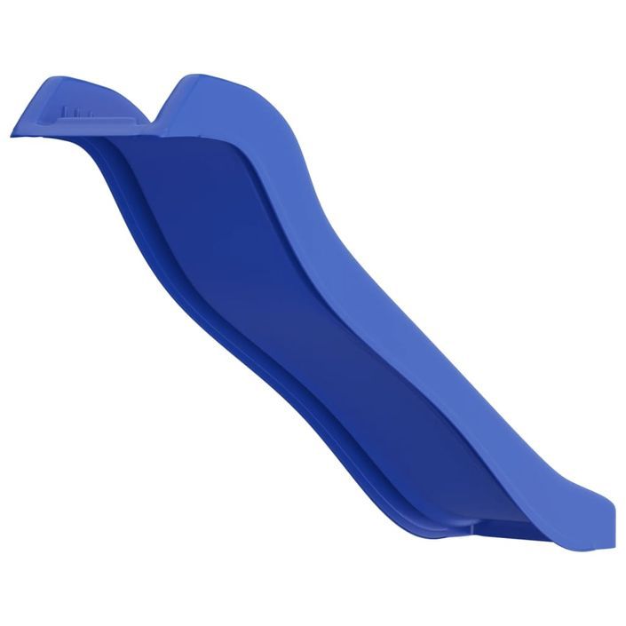 Toboggan de jeu bleu 175x38x23 cm polypropylène - Photo n°6