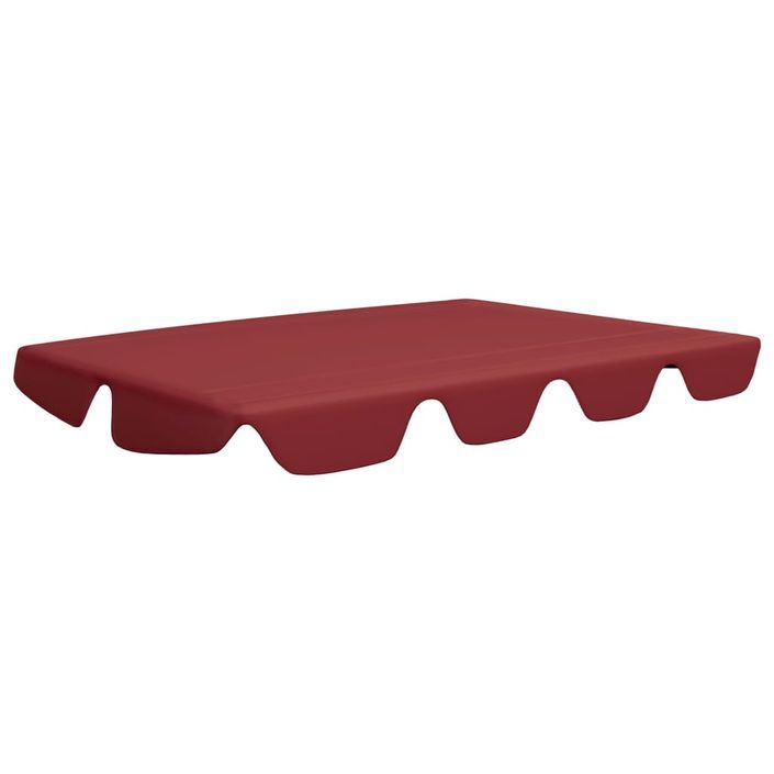 Toit de rechange balançoire Bordeaux 150/130x70/105 cm 270 g/m² - Photo n°2