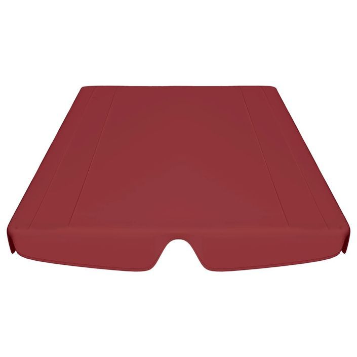 Toit de rechange balançoire Bordeaux 188/168x110/145cm 270 g/m² - Photo n°4