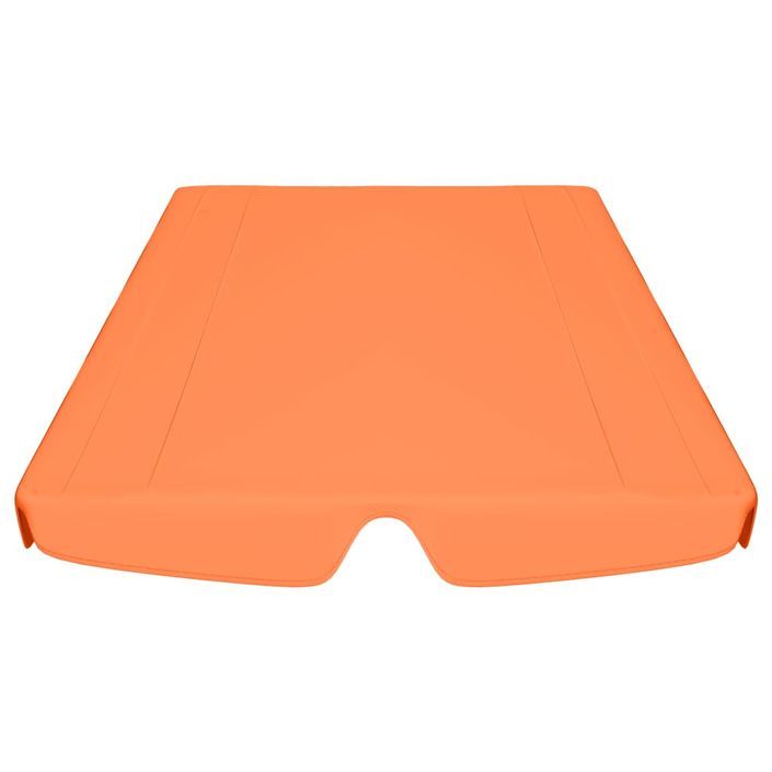 Toit de rechange balançoire Orange 188/168x110/145 cm 270 g/m² - Photo n°4