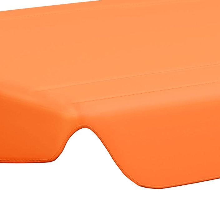 Toit de rechange balançoire Orange 188/168x110/145 cm 270 g/m² - Photo n°5