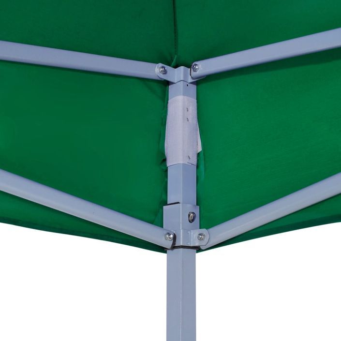 Toit de tente de réception 2x2 m Vert 270 g/m² - Photo n°4