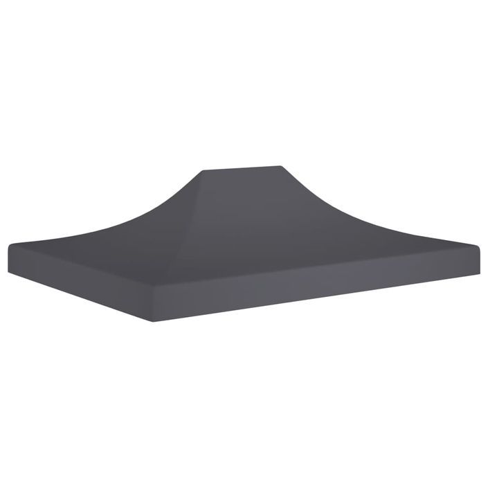 Toit de tente de réception 4,5x3 m Anthracite 270 g/m² - Photo n°1