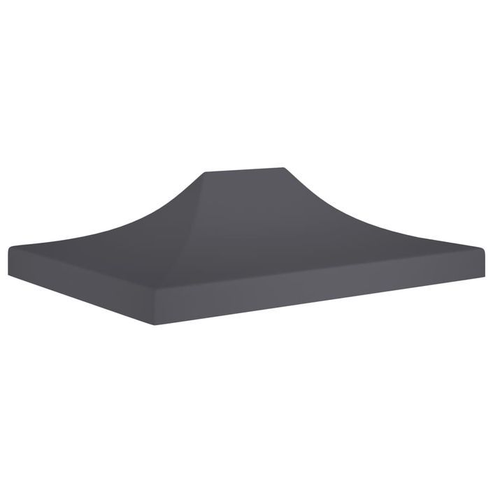 Toit de tente de réception 4x3 m Anthracite 270 g/m² - Photo n°1