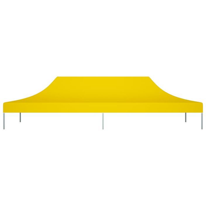 Toit de tente de réception 6x3 m Jaune 270 g/m² - Photo n°3