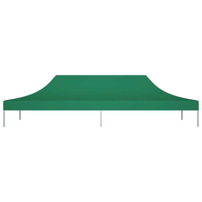 Toit de tente de réception 6x3 m Vert 270 g/m² - Photo n°3