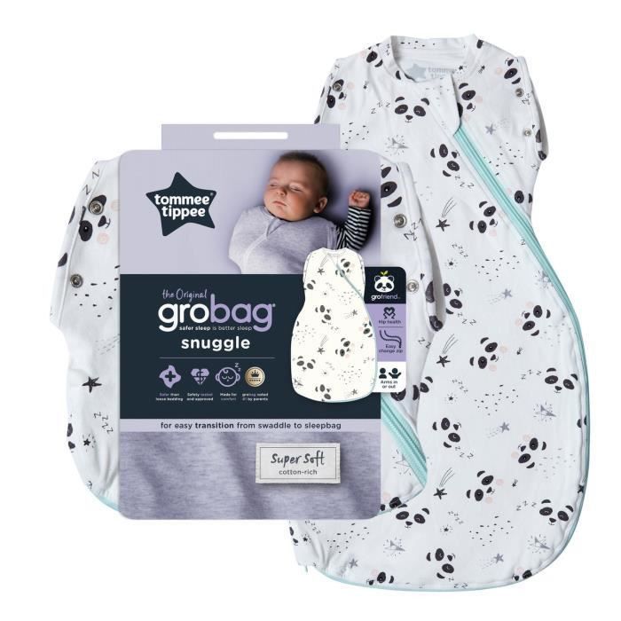TOMMEE TIPPEE Gigoteuse d'emmaillotage x1 - 3-9m tog 2.5 - Little Pip - Photo n°1