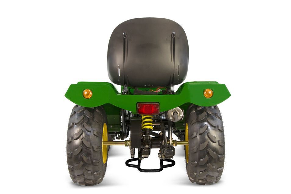 Tracteur enfant 110cc 3 vitesses automatiques avec remorque rouge - Photo n°12
