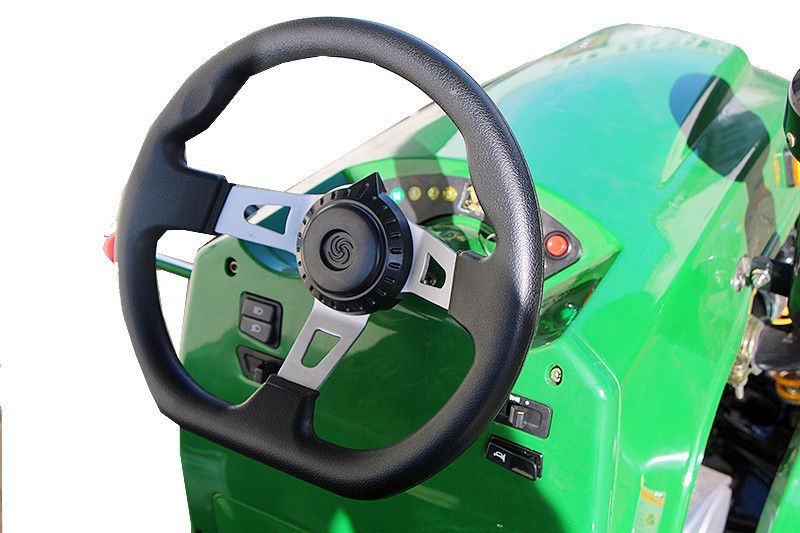 Tracteur enfant 110cc 3 vitesses automatiques avec remorque vert - Photo n°5