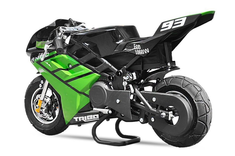 Tribo 1060W vert Moto de course électrique - Photo n°1