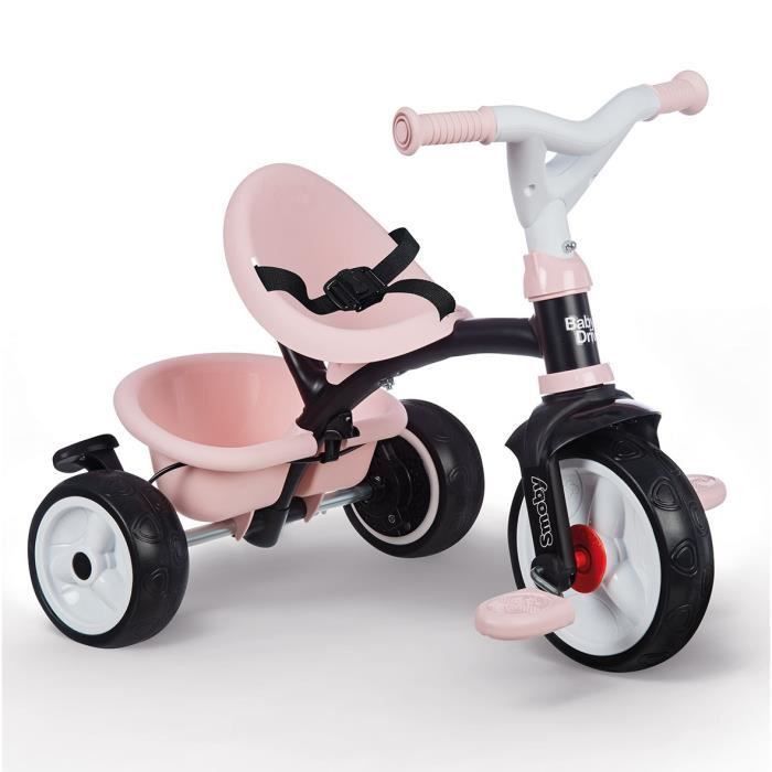 Tricycle Baby Driver Plus Rose - SMOBY - Photo n°2