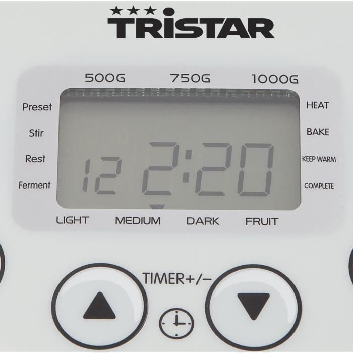 Tristar Machine a pain BM-4586 550 W Blanc - Photo n°3