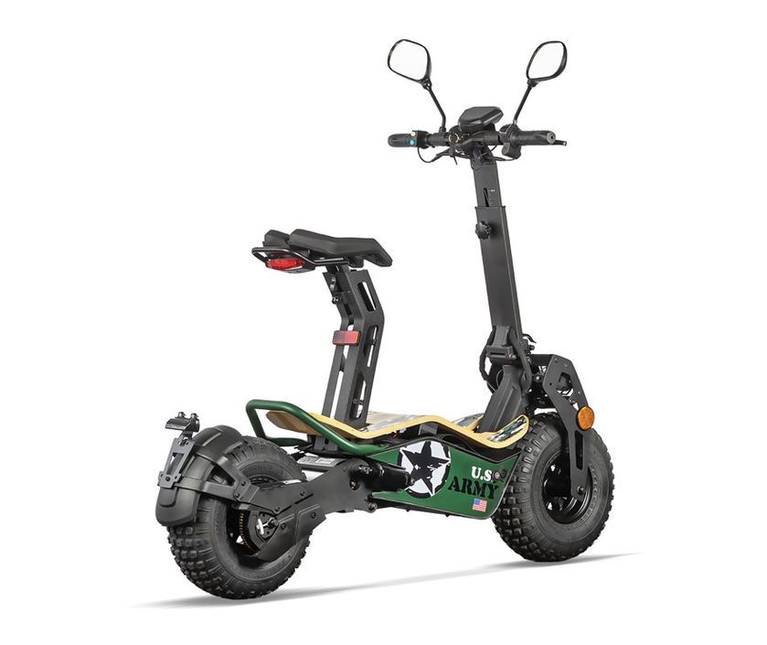 Trottinette Velocifero homologuée Mad 810W 48V camouflage - Photo n°4