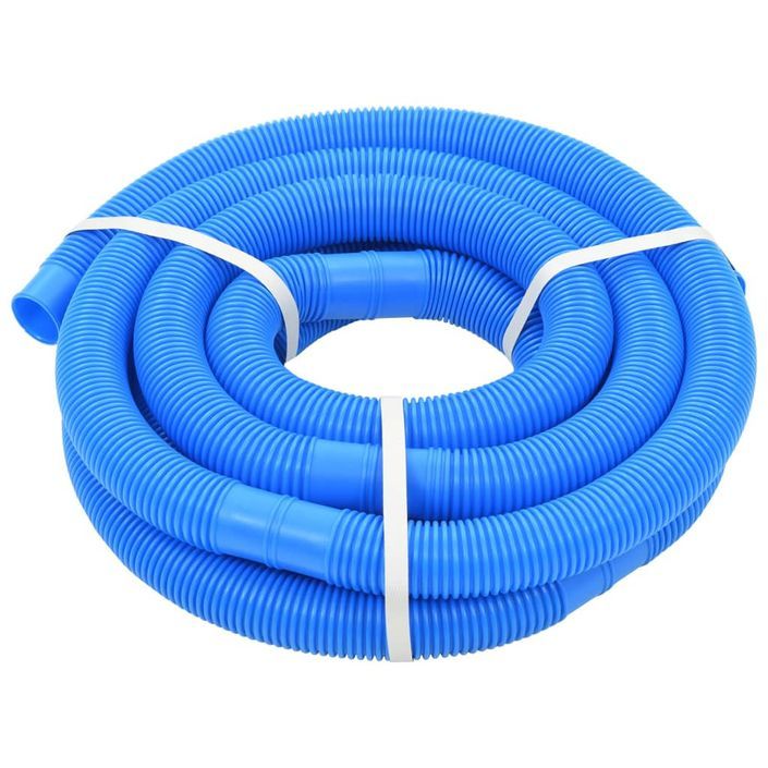 Tuyau de piscine avec colliers de serrage bleu 38 mm 6 m - Photo n°2