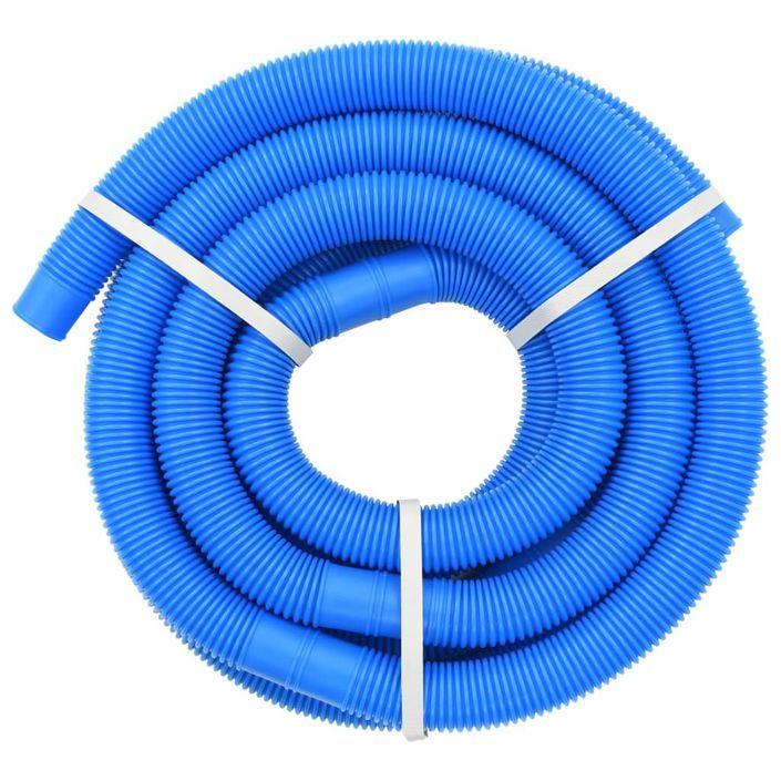 Tuyau de piscine avec colliers de serrage bleu 38 mm 6 m - Photo n°3