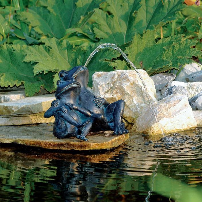 Ubbink Fontaine de jardin 2 grenouilles 22 cm 1386074 - Photo n°2
