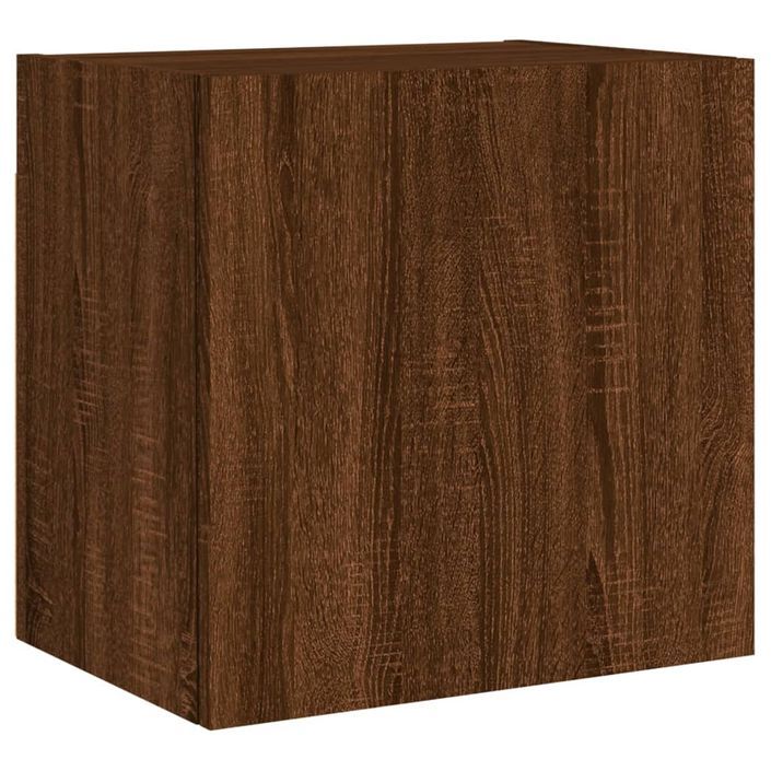 Unités murales TV 4 pcs chêne marron bois d'ingénierie - Photo n°7