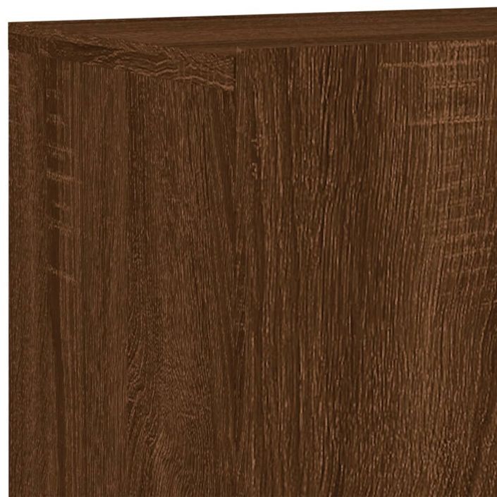 Unités murales TV 4 pcs chêne marron bois d'ingénierie - Photo n°9