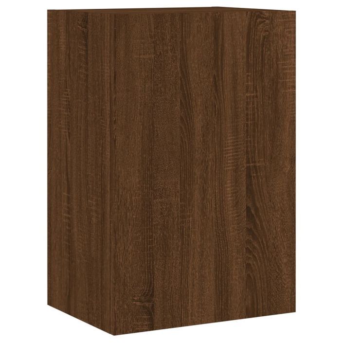 Unités murales TV 6 pcs chêne marron bois d'ingénierie - Photo n°7