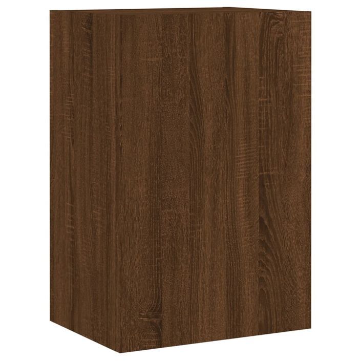 Unités murales TV 6 pcs chêne marron bois d'ingénierie - Photo n°8