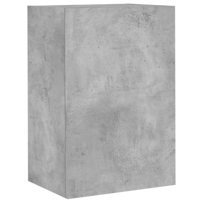 Unités murales TV 6 pcs gris béton bois d'ingénierie - Photo n°7