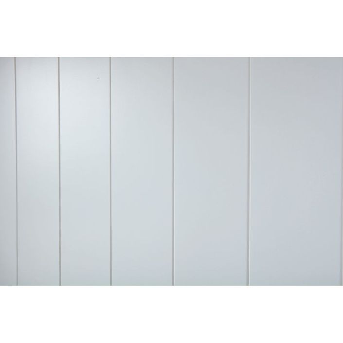 Vaisselier 4 portes 2 tiroirs pin massif clair et blanc Caly - Photo n°10