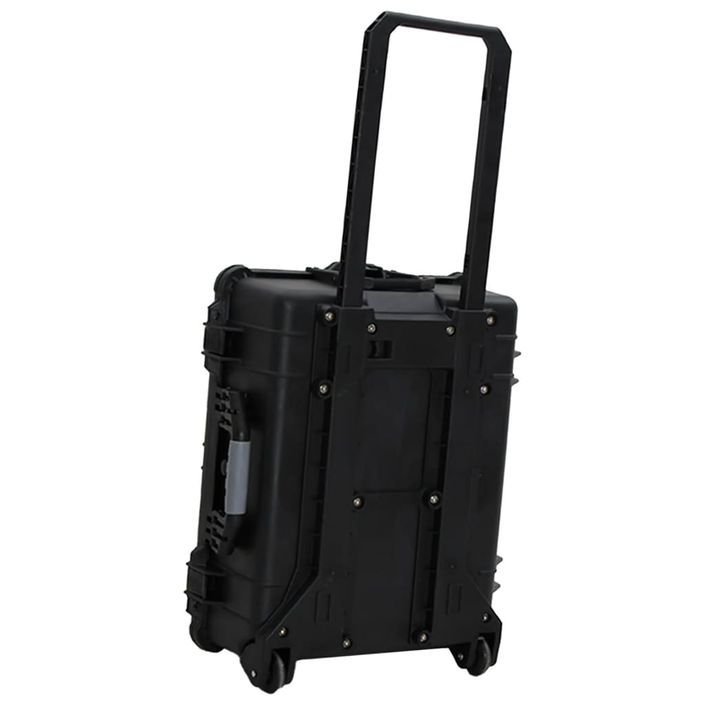 Valise de vol à roulettes Noir 63x50x23 cm PP - Photo n°8