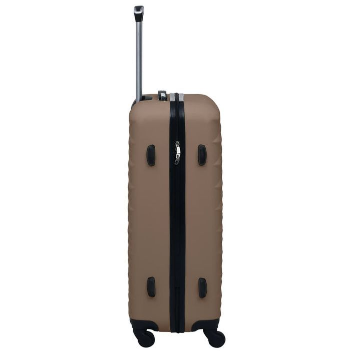 Valise rigide Marron ABS - Photo n°3