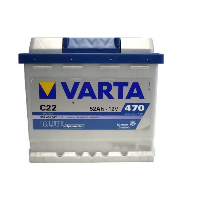VARTA Batterie Auto C22 (+ droite) 12V 52 AH 470A - Photo n°1