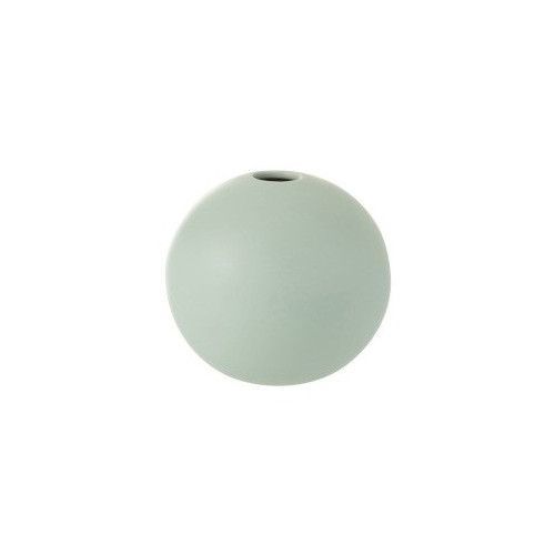 Vase boule céramique vert pastel Uchi H 11 cm - Photo n°1