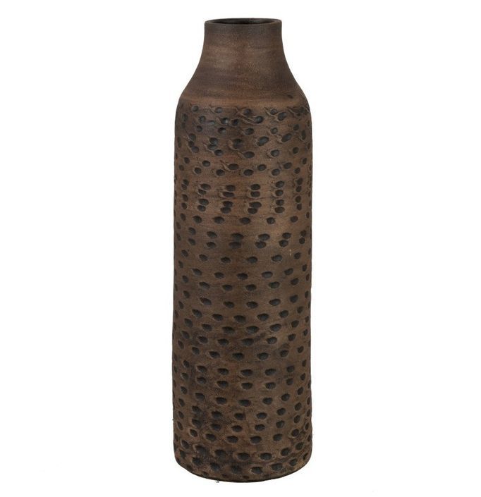 Vase céramique marron Diere H 53 cm - Photo n°1