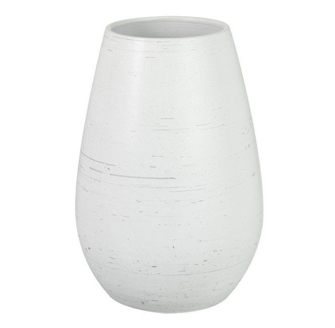 Vase lisse céramique blanche Bialli - Lot de 2 - Photo n°1