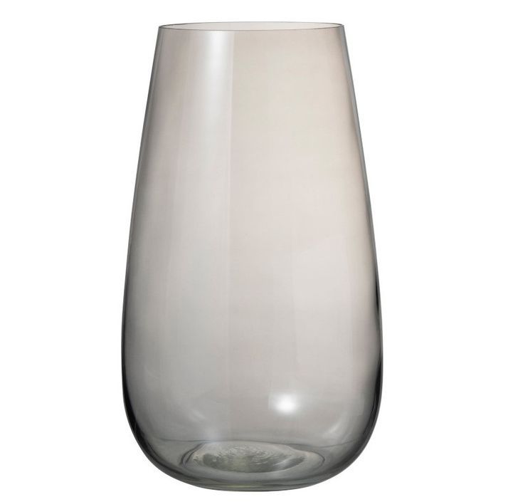 Vase verre gris Cintee H 40 cm - Lot de 2 - Photo n°1