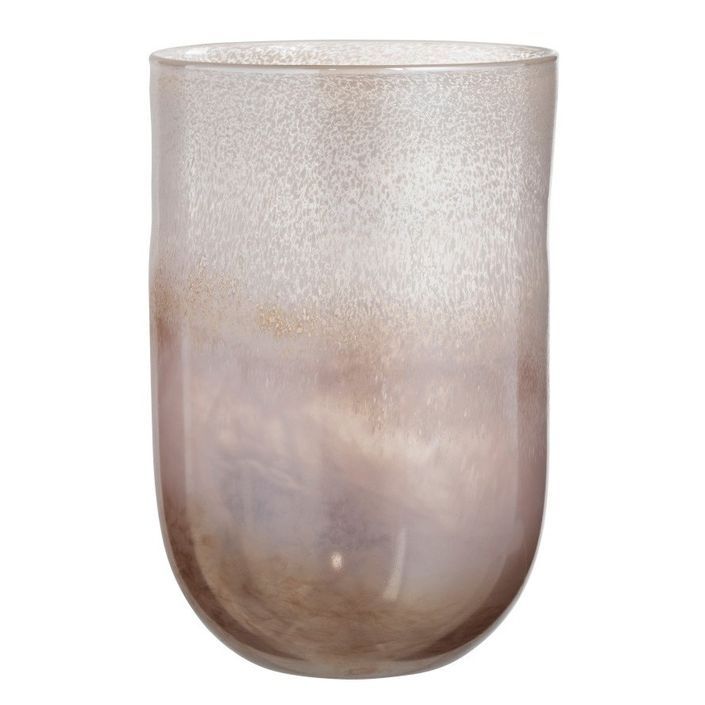 Vase verre marron Corali H 36 cm - Photo n°1