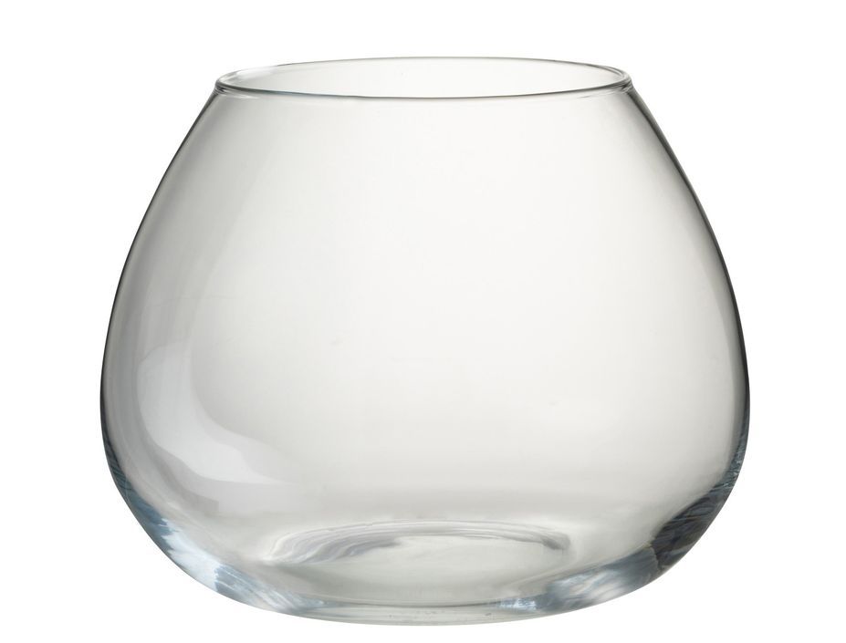 Vase verre transparent moyen Sali D 28.5 cm - Photo n°1
