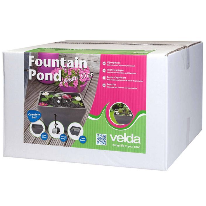 Velda Fontaine avec étang Carrée 55 x 55 x 32 cm - Photo n°2