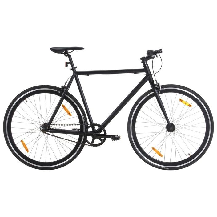Vélo à pignon fixe noir 700c 55 cm - Photo n°1