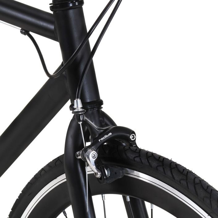 Vélo à pignon fixe noir 700c 55 cm - Photo n°4