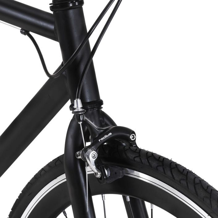 Vélo à pignon fixe noir 700c 59 cm - Photo n°4